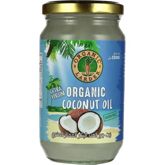 Organic Larder Extra Virgin Coconut Oil, Pack Of 12x350ml
