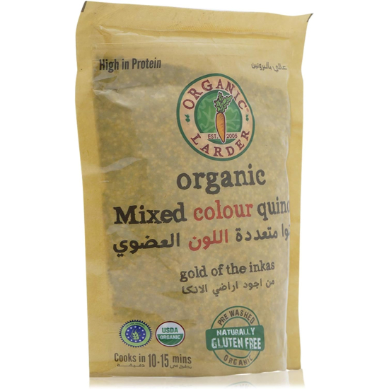 Organic Larder Organic Mixed Color Quinoa, Pack Of 12x340g
