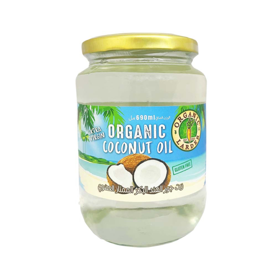 Organic Larder Virgin Coconut Oil, Pack Of 6x690ml