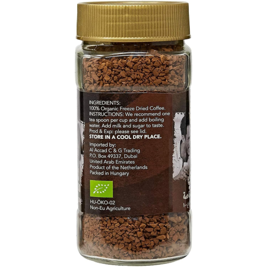 Organic Larder Premium Blend Coffee, Pack Of 12x100g