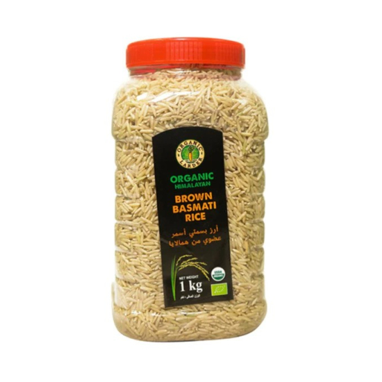 Organic Larder Himalayan Basmati Brown Rice, Pack Of 12x1kg
