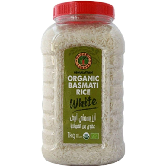Organic Larder Basmati Rice White, Pack Of 12x1kg
