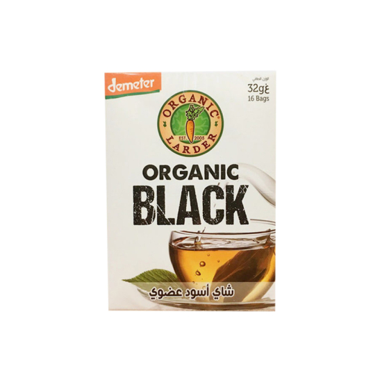 Organic Larder Black Tea, Pack Of 36x32g