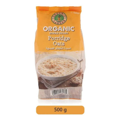 Organic Larder Whole Grain Porridge Oats, Pack Of 12x500g Organic Larder Whole Grain Porridge Oats, Pack Of 12x500g