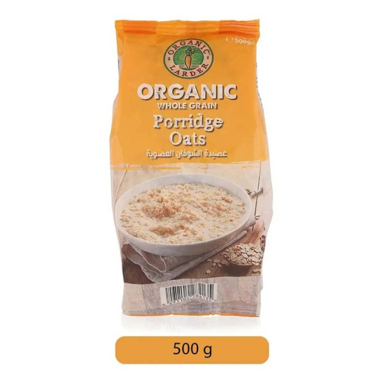 Organic Larder Whole Grain Porridge Oats, Pack Of 8x500g