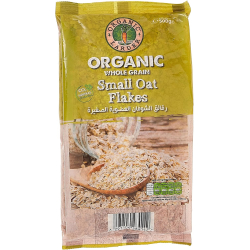 Organic Larder Whole Grain Small Oat Flakes Pack Of 12x500g Organic Larder Whole Grain Small Oat Flakes Pack Of 12x500g