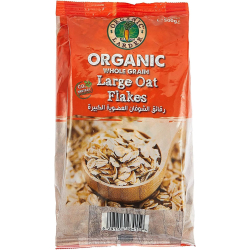 Organic Larder Oat Flakes Large, Pack Of 12x500g Organic Larder Oat Flakes Large, Pack Of 12x500g