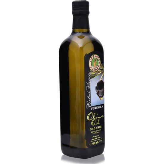 Organic Larder Organic Tunisian Extra Virgin Olive Oil, Pack Of 6x750ml