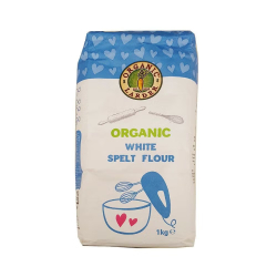 Organic Larder White Spelt Flour, Pack Of 12x1kg Organic Larder White Spelt Flour, Pack Of 12x1kg