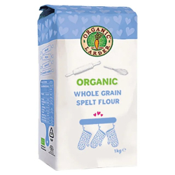 Organic Larder Whole Grain Spelt Flour, Pack Of 12x1kg Organic Larder Whole Grain Spelt Flour, Pack Of 12x1kg