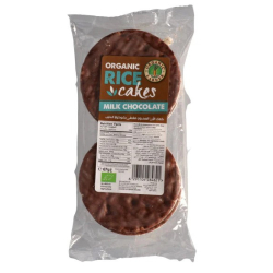 Organic Larder Rice Cakes With Milk Chocolate Pack Of 15x67g Organic Larder Rice Cakes With Milk Chocolate Pack Of 15x67g
