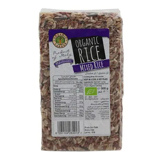 Organic Larder Mixed Rice, Pack Of 20x500g