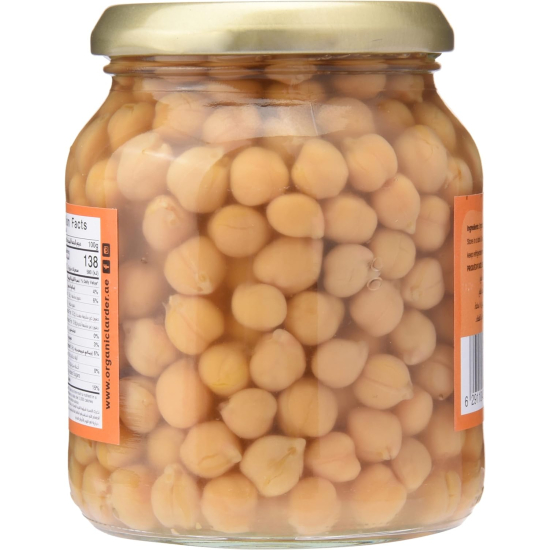 Organic Larder Chickpeas in Brine, Pack Of 12x350g