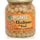 Organic Larder Chickpeas in Brine, Pack Of 12x350g