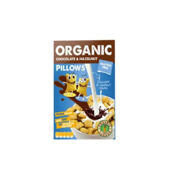 Organic Larder Organic Chocolate & Hazelnut Pillows, Pack Of 12x300g Organic Larder Organic Chocolate & Hazelnut Pillows, Pack Of 12x300g