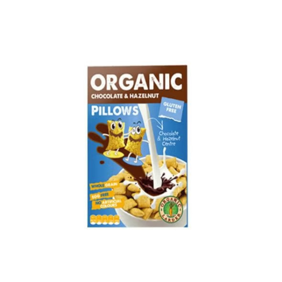 Organic Larder Organic Chocolate & Hazelnut Pillows, Pack Of 8x300g