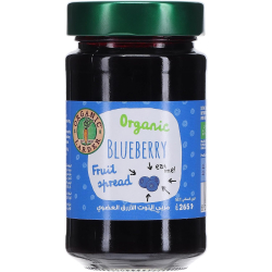 Organic Larder Blueberry Fruit Spread, Pack Of 12x265g Organic Larder Blueberry Fruit Spread, Pack Of 12x265g