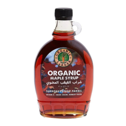 Organic Larder Grade-A Maple Dark Syrup, Pack Of 6x375ml