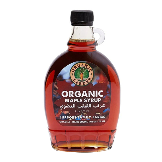 Organic Larder Grade-A Maple Dark Syrup, Pack Of 12x375ml