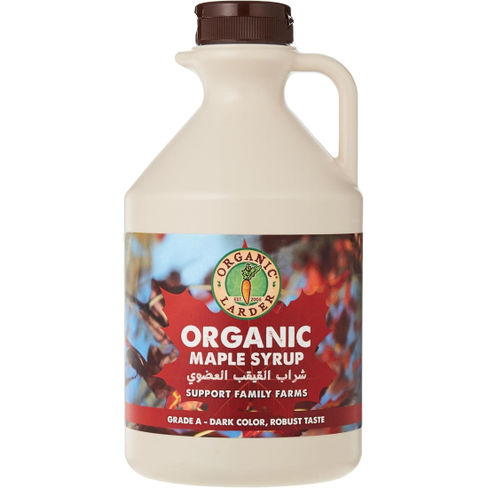 Organic Larder Maple Syrup Grade A Dark, Pack Of 6x950ml