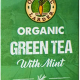 Organic Larder Green Tea with Mint, Pack Of 6x30g