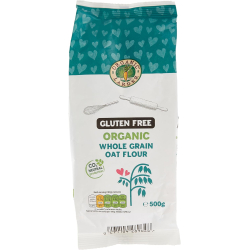 Organic Larder Gluten Free Whole Grain Oat Flour 500g, Pack Of 12 Organic Larder Gluten Free Whole Grain Oat Flour 500g, Pack Of 12