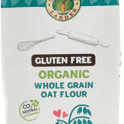 Organic Larder Gluten Free Whole Grain Oat Flour 500g, Pack Of 12
