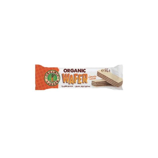 Organic Larder Wafer Chocolate Classic, Pack Of 20x30g