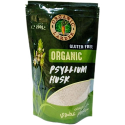 Organic Larder Husk Whole Psyllium, Pack Of 12x200g