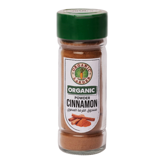 Organic Larder Cinnamon Powder, Pack Of 24x40g