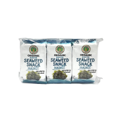 Organic Larder Original Seaweed Snack Salt Pack Of 6x5g Organic Larder Original Seaweed Snack Salt Pack Of 6x5g