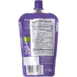 Organic Larder Apple Berry Crush, Pack Of 12x100g Organic Larder Apple Berry Crush, Pack Of 12x100g