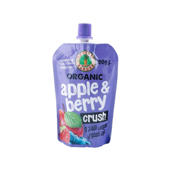 Organic Larder Apple Berry Crush, Pack Of 10x100g