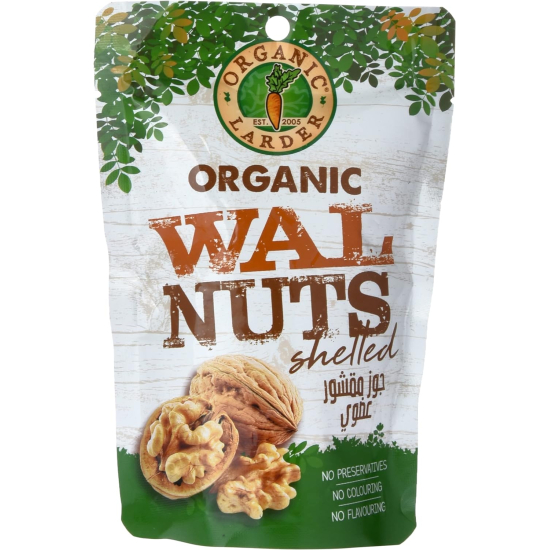 Organic Larder Walnuts Shelled, Pack Of 50x100g