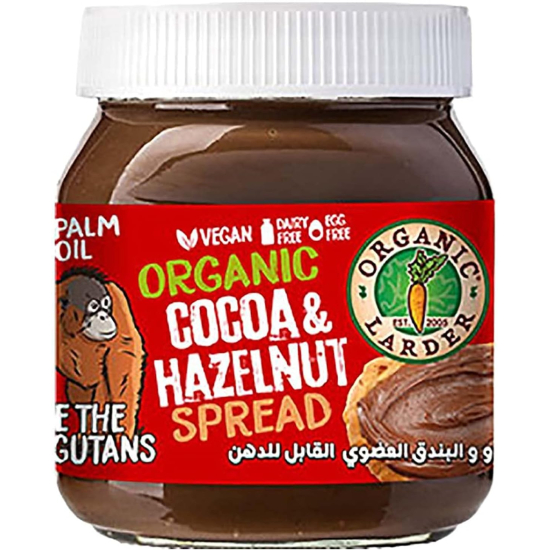 Organic Larder Cocoa And Hazelnut Spread, Pack Of 6x350g