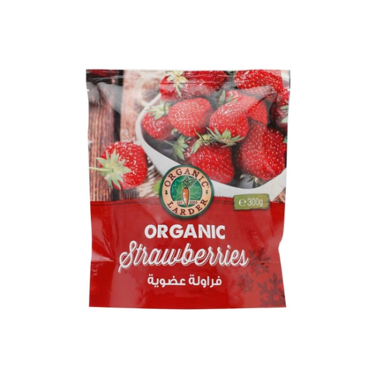 Organic Larder Frozen Strawberries, Pack Of 30x00g
