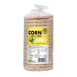 Organic Larder Only Corn Cakes, Pack Of 12x100g Organic Larder Only Corn Cakes, Pack Of 12x100g