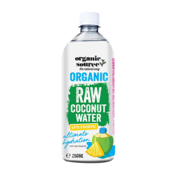 Organic Source Coconut Water with Pineapple, Pack Of 12x250ml
