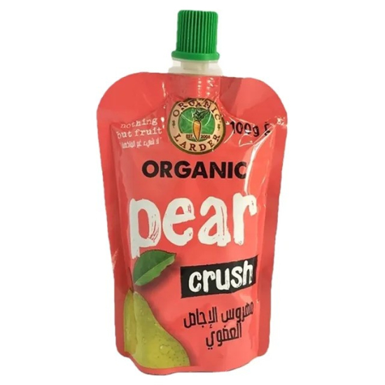 Organic Larder Pear Crush, Pack Of 10x100g