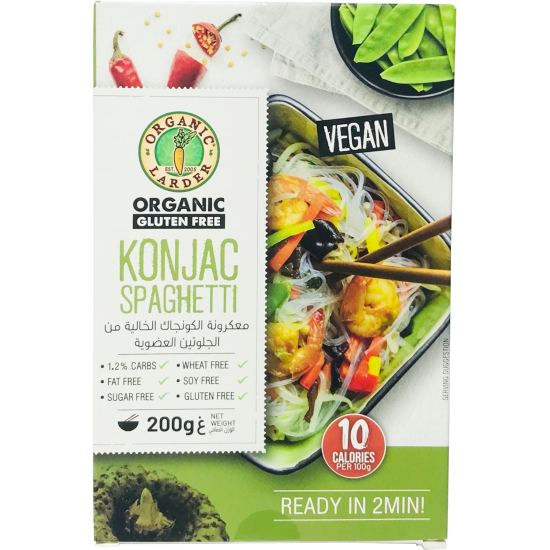 Organic Larder Konjac Spaghetti, Pack Of 24x200g