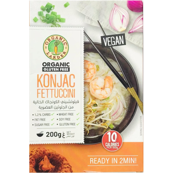 Organic Larder Konjac Fettuccine,  Pack Of 24x200g