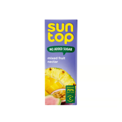 Suntop Mixed Fruit Nectar No Added Sugar 3x6x180 ml Suntop Mixed Fruit Nectar No Added Sugar 3x6x180 ml