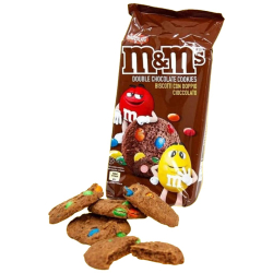 M&M's Double Chocolate Cookies 8x180g, Pack Of 3 M&M's Double Chocolate Cookies 8x180g, Pack Of 3
