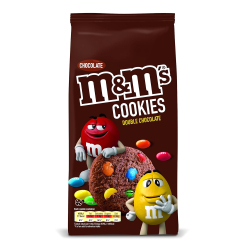M&M's Double Chocolate Cookies 8x180g, Pack Of 3 M&M's Double Chocolate Cookies 8x180g, Pack Of 3