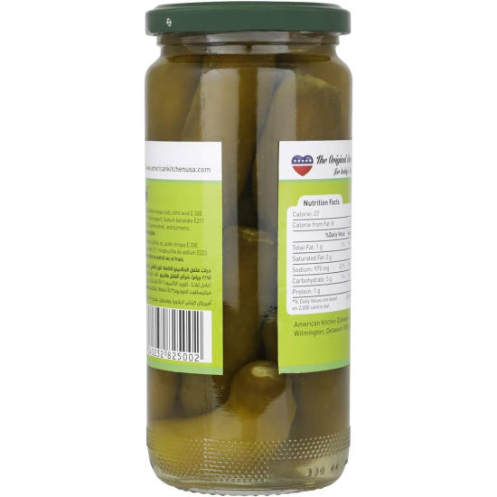 American Kitchen Whole Jalapeno Peppers 454g, Pack Of 12