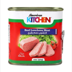 American Kitchen Beef Luncheon Meat 24x320g, Pack Of 2 American Kitchen Beef Luncheon Meat 24x320g, Pack Of 2