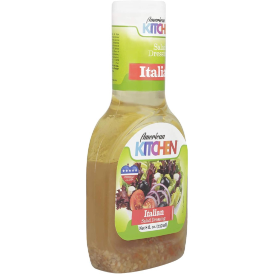 American Kitchen Salad Dressing Italian 8 Oz, Pack Of 12