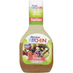 American Kitchen Salad Dressing Italian 12x8 Oz, Pack Of 4