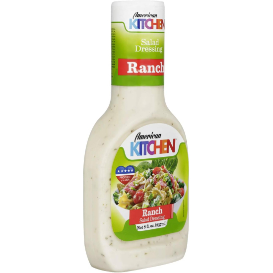 American Kitchen Ranch Salad Dressing 237 ml, Pack of 12