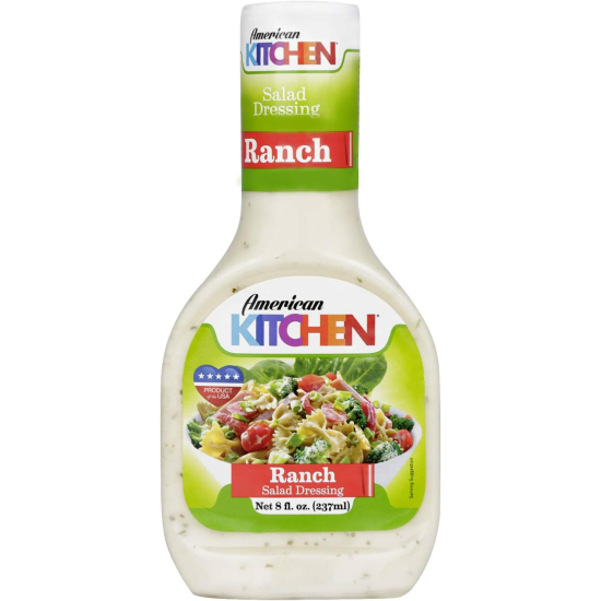 American Kitchen Ranch Salad Dressing 237 ml, Pack of 12